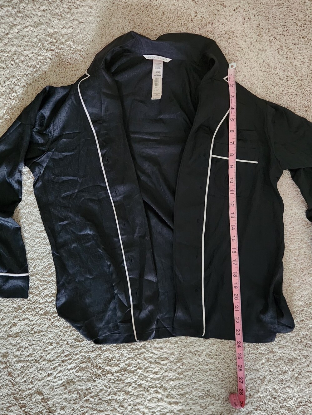 Victoria's Secret Signature Black Satin Set Size Small - Picture 10 of 11